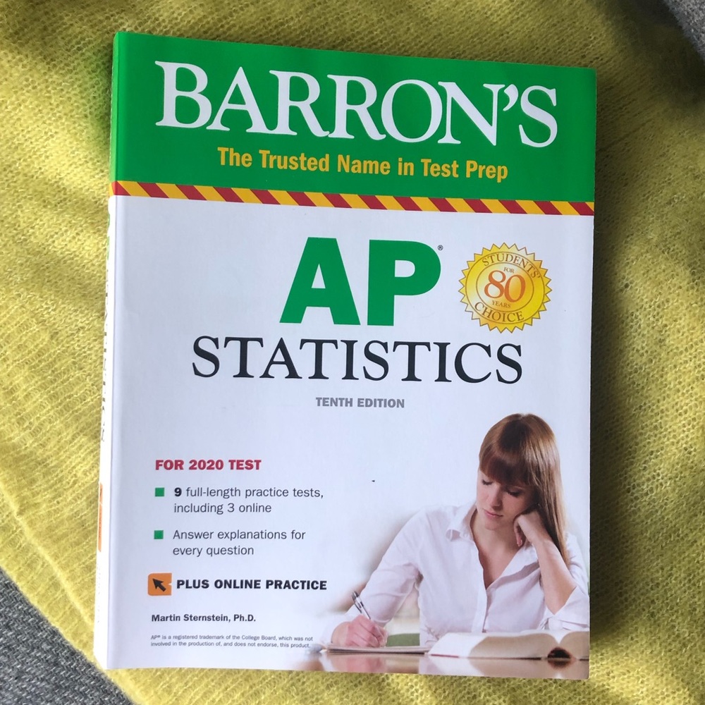 AP STAT Barron’s 2020 Prep Book